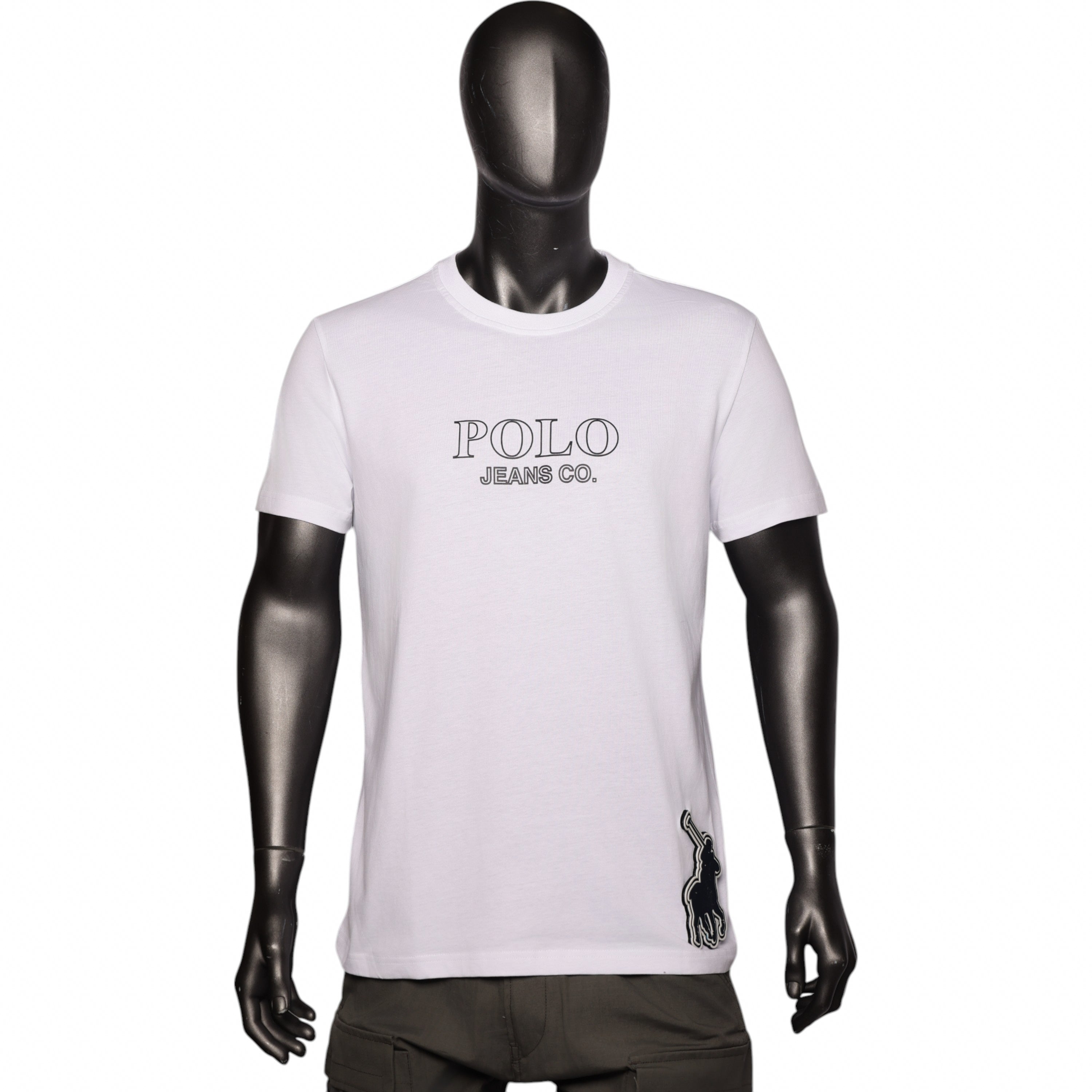 Polo T-Shirt Pjc Velcro Logo White